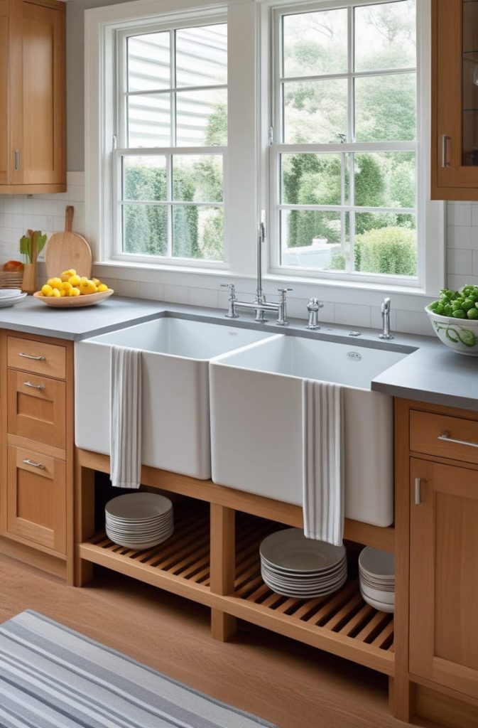 Granite Composite Double Sink for Modern Durability