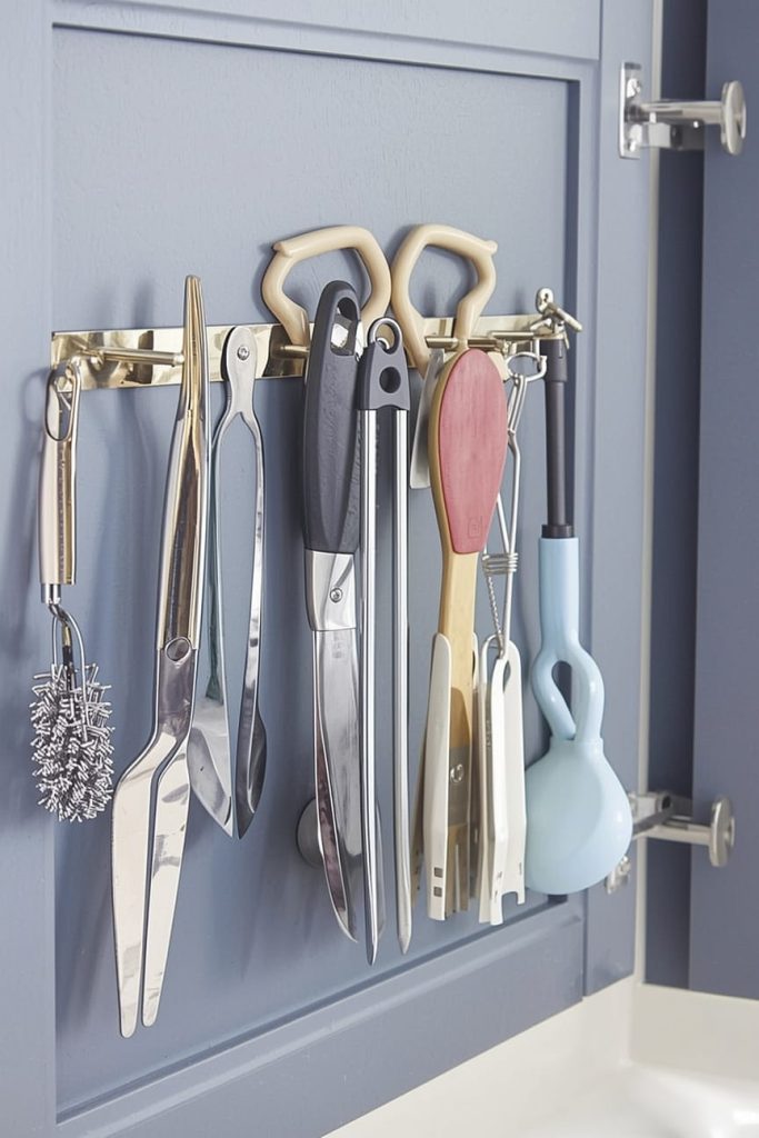 Hanging Rack for Brushes and Sponges