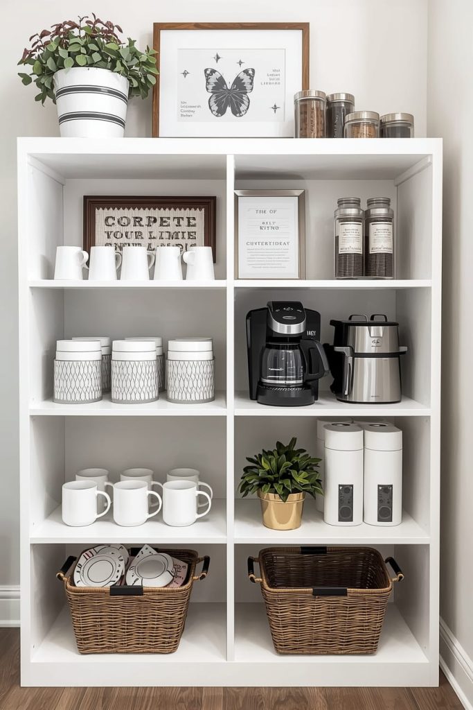  IKEA Coffee Station with Tiered Organizer
