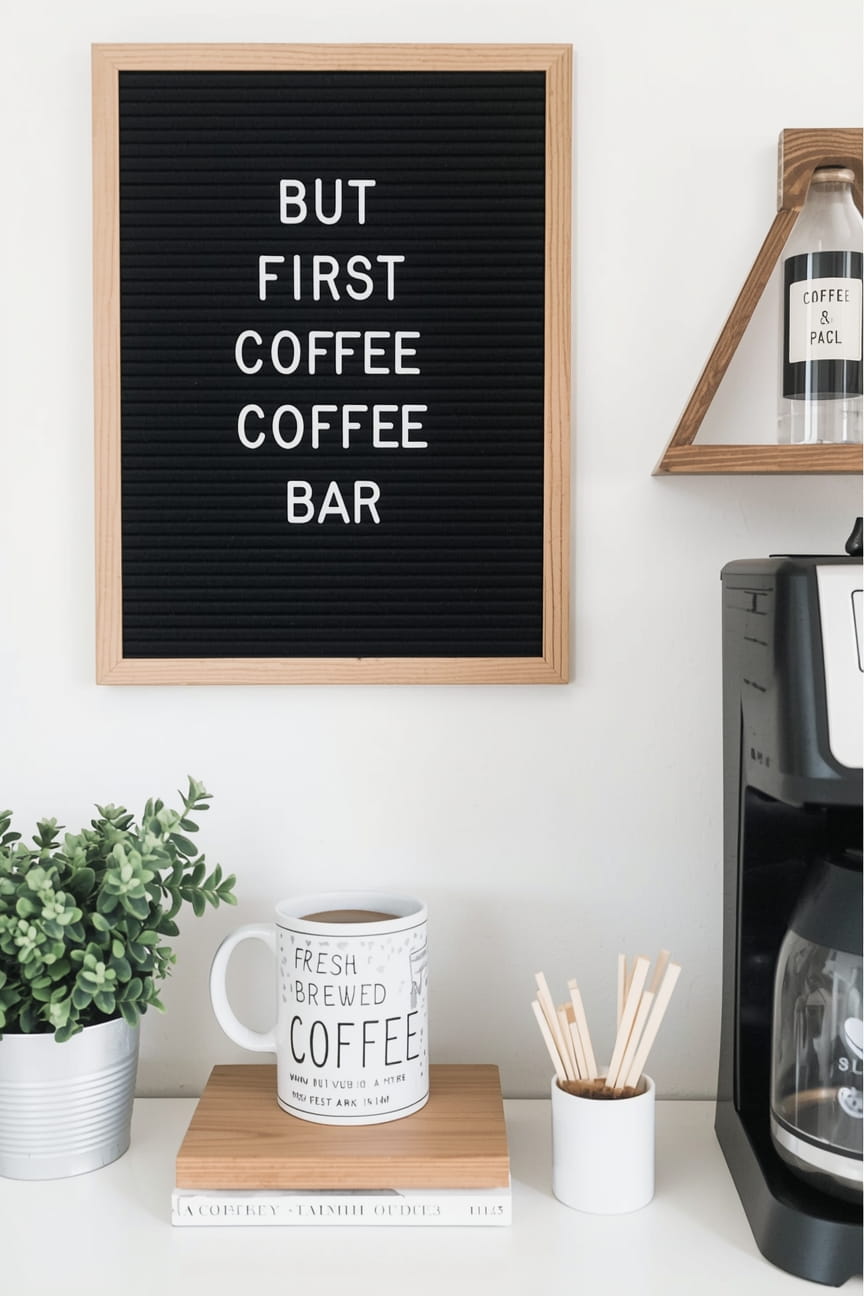 IKEA Kallax Coffee Station Corner