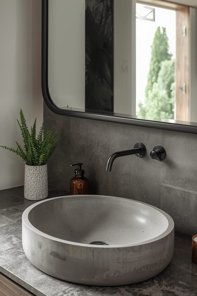 Industrial Style Concrete Sink