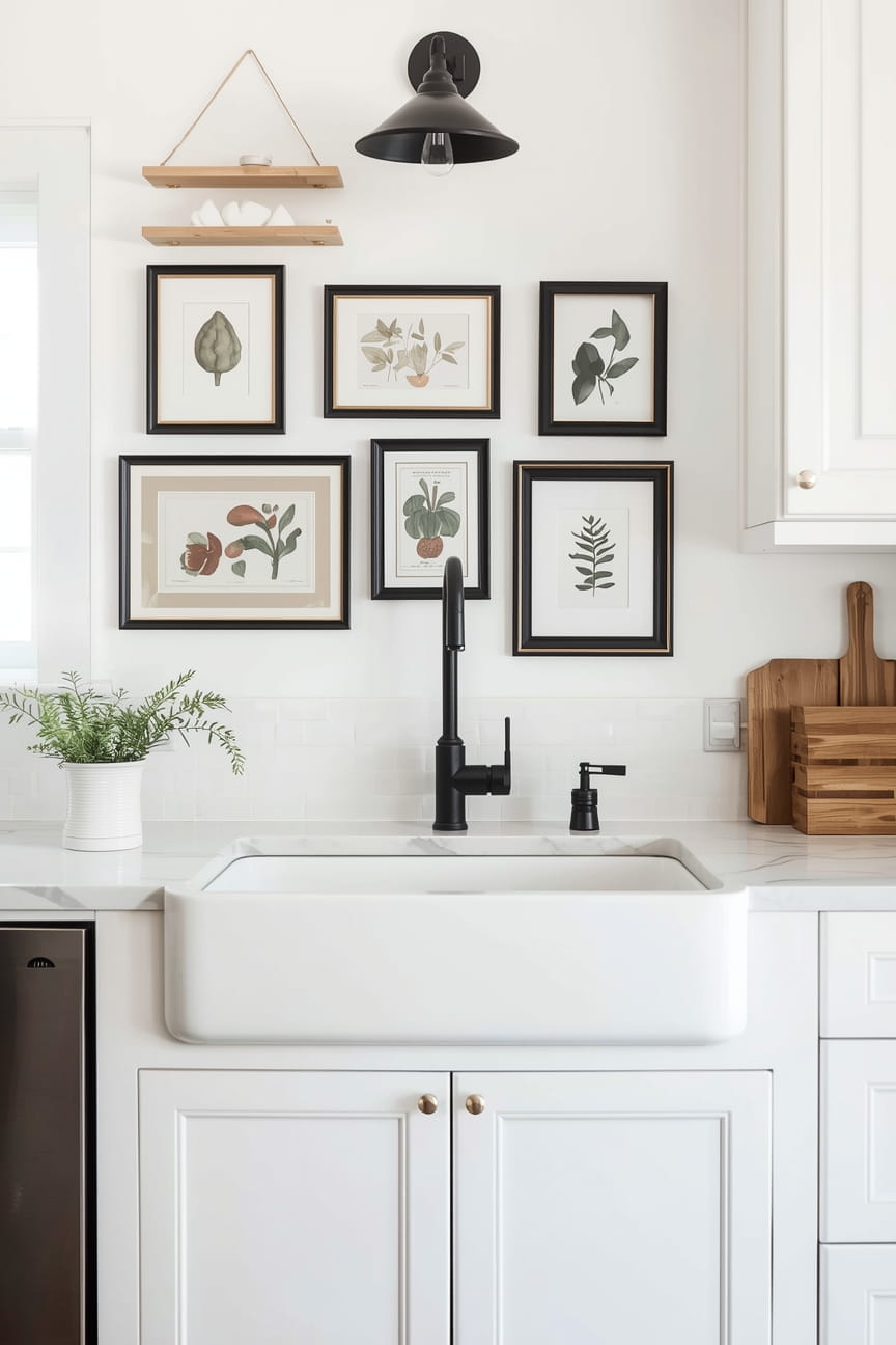 Kitchen Plants Above Sink
