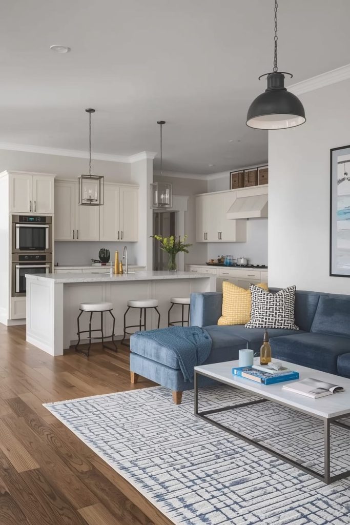 Luxury Bloxburg Open Kitchen Design with Statement Features