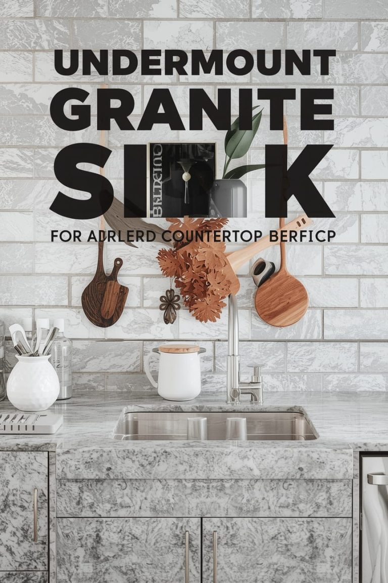 Luxury Granite Sink Kitchen with Statement Fixtures