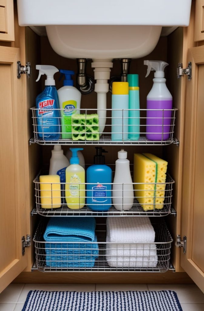  Multi-Tiered Under Sink Racks