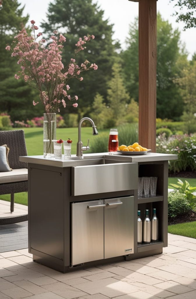 Outdoor Bar Sink Ideas for Entertaining