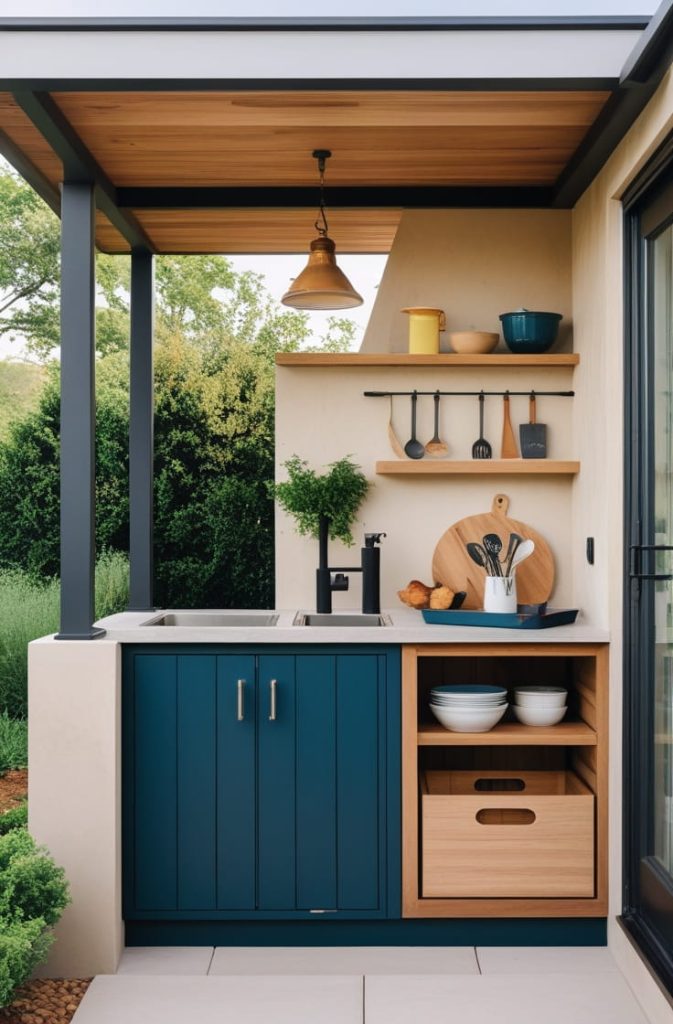 Outdoor Kitchen Patio Ideas Open Space