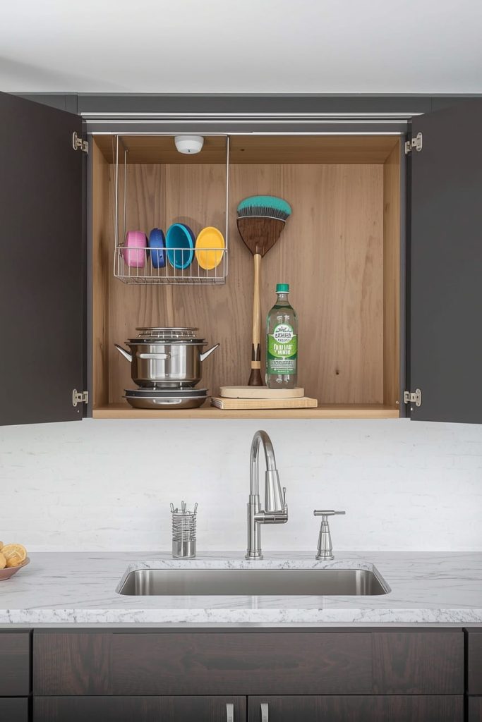 Over-the-Sink Shelf Rack