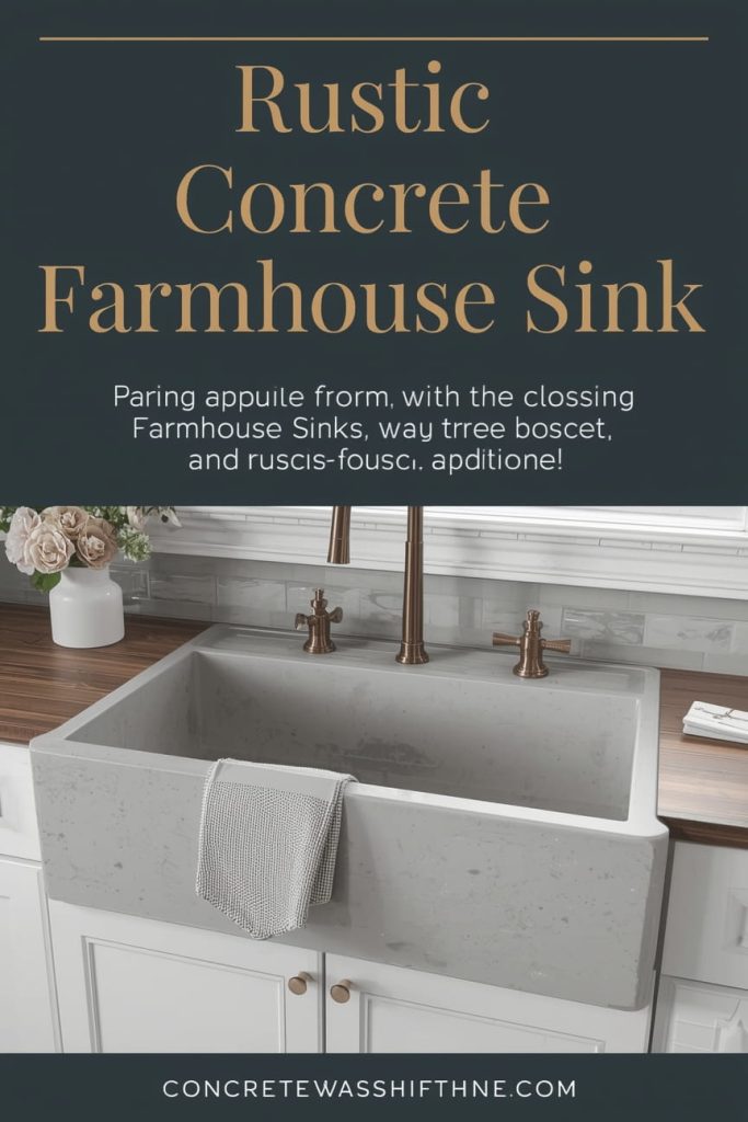 Polished Concrete Sink Basin