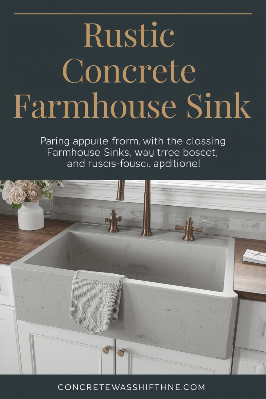 Polished Concrete Sink Basin