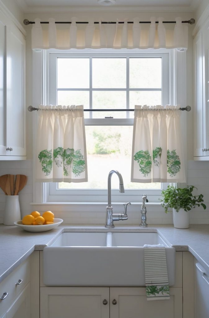 Short Curtains for Kitchen Sink Window (Functional Choice)