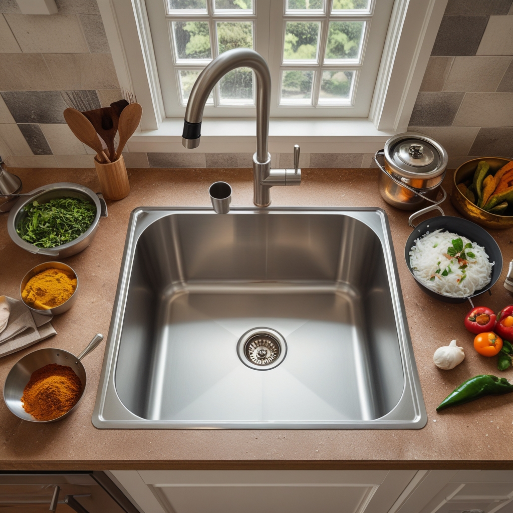 Stainless Steel Sink for Indian Kitchen – The Most Practical Choice