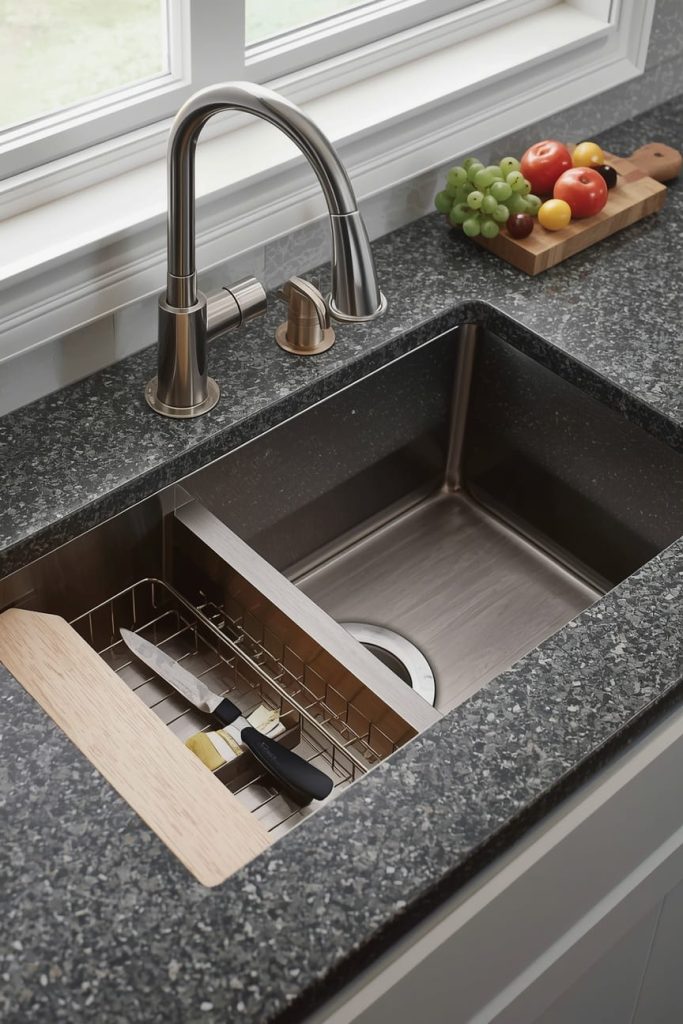 Stainless Steel Under Mount Kitchen Sink for a Modern Look