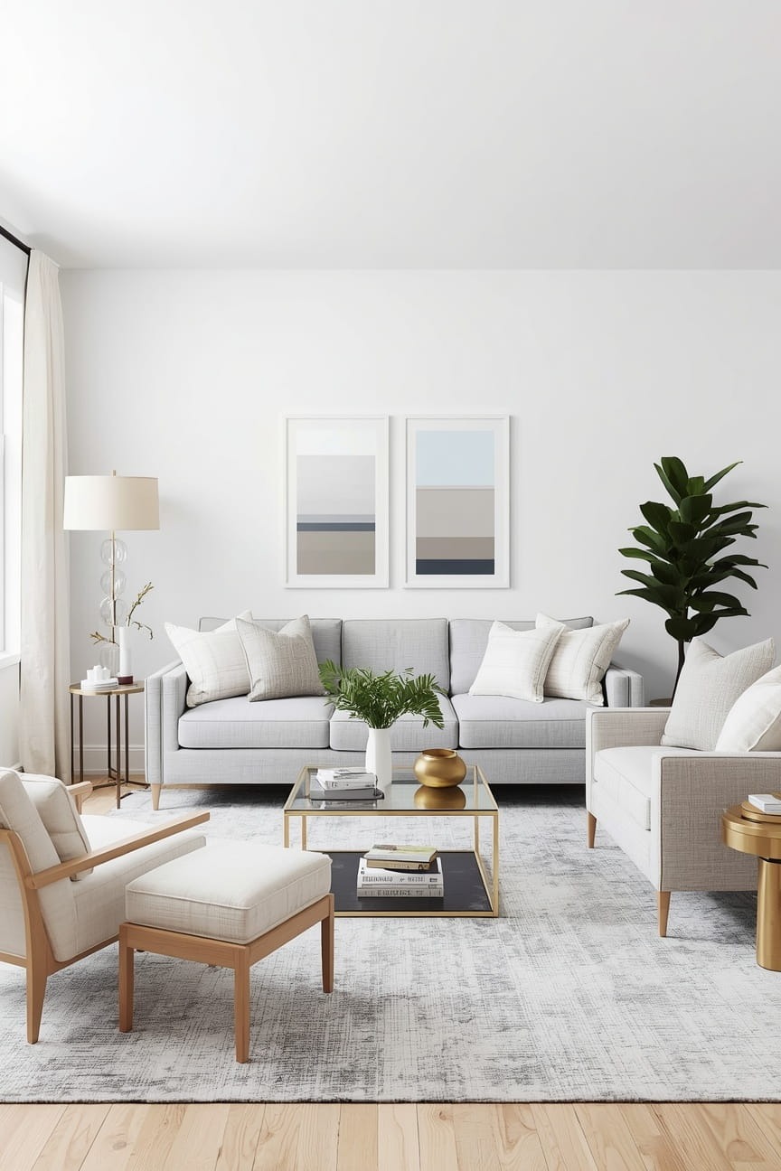 Curated visual reference: Visual Reference: Minimalist Living Room Ideas For Small Spaces 12 Designs